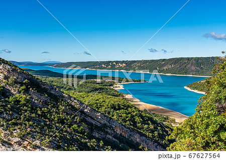 Lake Sainte-Croix, Verdon Gorge, Provence in 67627564