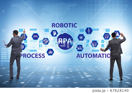 Concept of RPA - robotic process automation 67628140