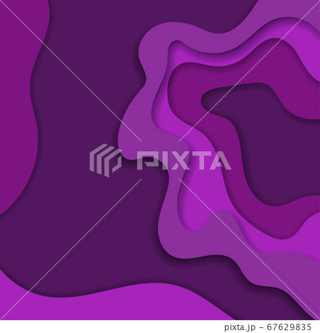Abstract purple 3d paper cut background Abstract purple 3d paper cut background 67629835