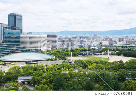 大阪城からの景色 67630691