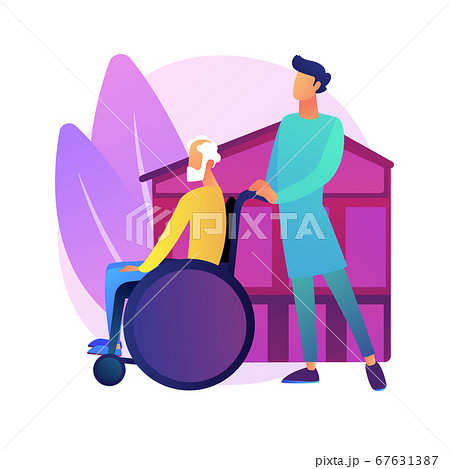 Nursing home vector concept metaphor Nursing home vector concept metaphor 67631387