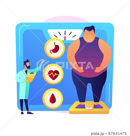 Obesity problem vector concept metaphor Obesity problem vector concept metaphor 67631475