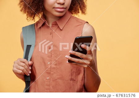 Scrolling social media 67631576