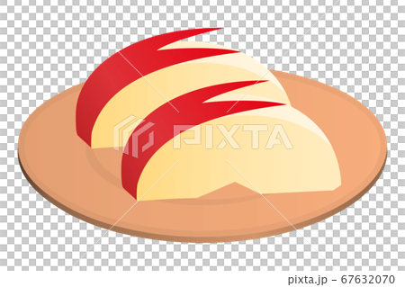 林檎うさぎページ ウサギ型に切ったりんご3のイラスト素材 [67632070] - PIXTA