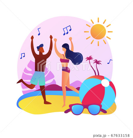 Beach party vector concept metaphor 67633158