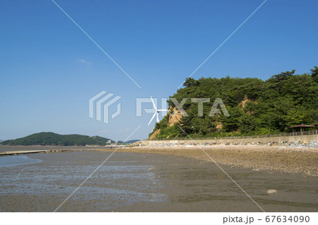 安山市 韓国 風力発電所 67634090