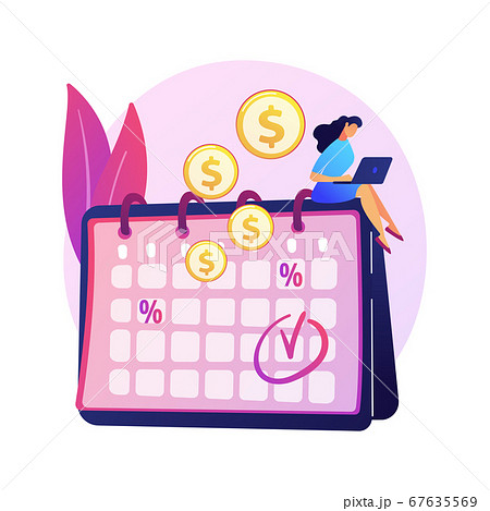 Interest on deposit vector concept metaphor. 67635569