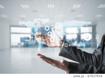 Modern technologies for successful business concept. Modern technologies for successful business concept. 67637656