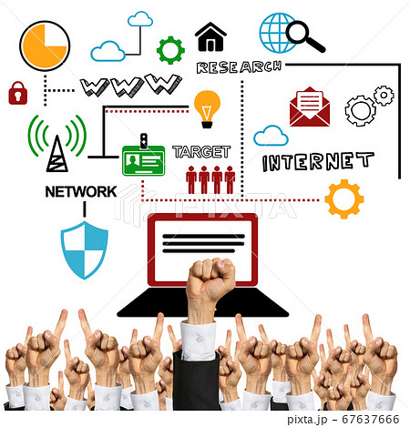 Business and teamwork concept Business and teamwork concept 67637666