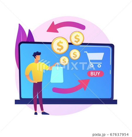 Cashback vector concept metaphor Cashback vector concept metaphor 67637954