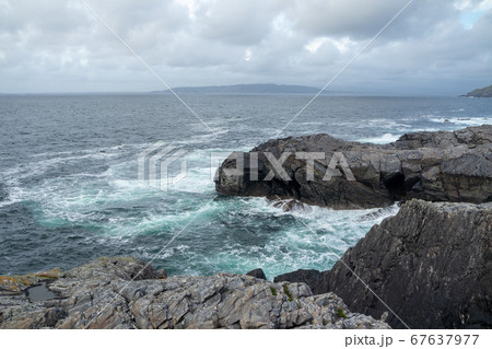 The coastline at Dawros in County Donegal - Ireland. The coastline at Dawros in County Donegal - Ireland. 67637977
