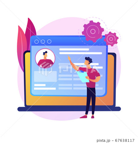 Competent resume writing vector concept metaphor 67638117