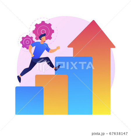 Success achievement vector concept metaphor 67638147