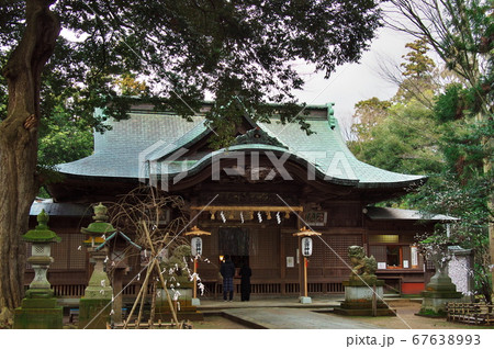 三國神社の拝殿:福井県坂井市三国 三國神社の拝殿:福井県坂井市三国 67638993