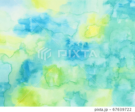 風景 油彩画 青と緑のグラデーション 風景 油彩画 青と緑のグラデーション 風景 油彩画 青と緑の