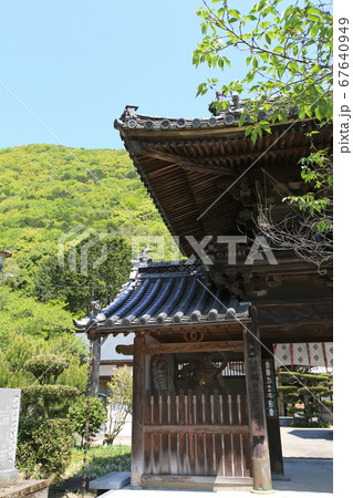 徳島県 春 東みよし町 新四国曼陀羅霊場 65番 願成寺 徳島県 春 東みよし町 新四国曼陀羅霊場 65番 願成寺 67640949