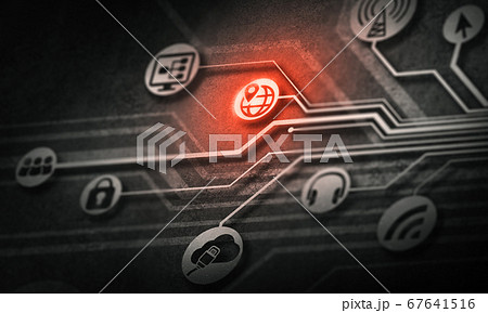 Social media communication 67641516