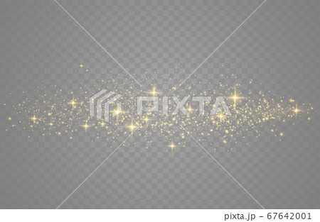 Golden dust sparks. Golden dust sparks. 67642001