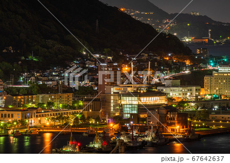 和布刈公園第二展望台から見る門司港レトロの夜景【福岡県】 67642637