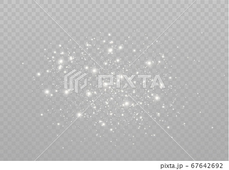 White dust sparks. White dust sparks. 67642692