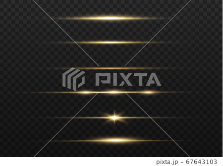 Yellow horizontal line. 67643103