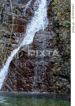 Waterfalls on the island of Panay Philippines. 67643467