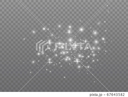 White dust sparks. White dust sparks. 67643582