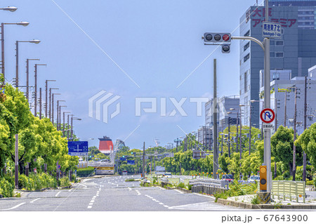 大阪　南港　都市風景　 67643900