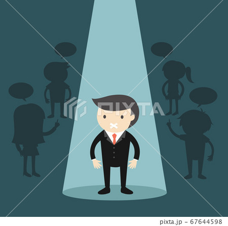 Business concept, Businessman standing alone in Business concept, Businessman standing alone in 67644598