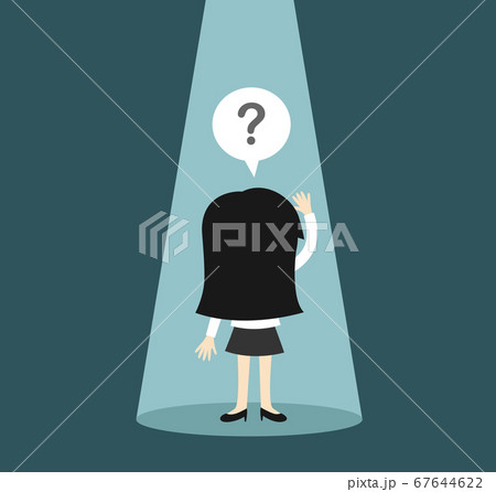 Business concept, Business woman standing alone in Business concept, Business woman standing alone in 67644622