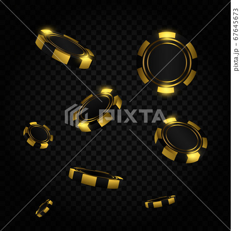 Casino gold chips Casino gold chips 67645673