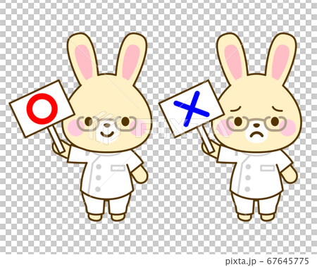 Marubatsu, Illustration for Rabbit Dentist for Children 67645775