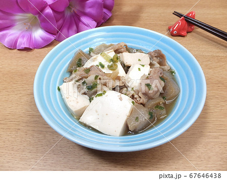 こんにゃく入りの肉豆腐 67646438