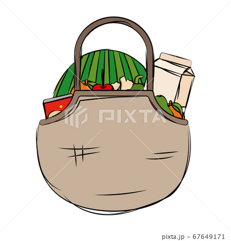 Grocery bag icon 67649171