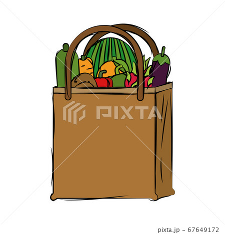 Grocery bag icon 67649172