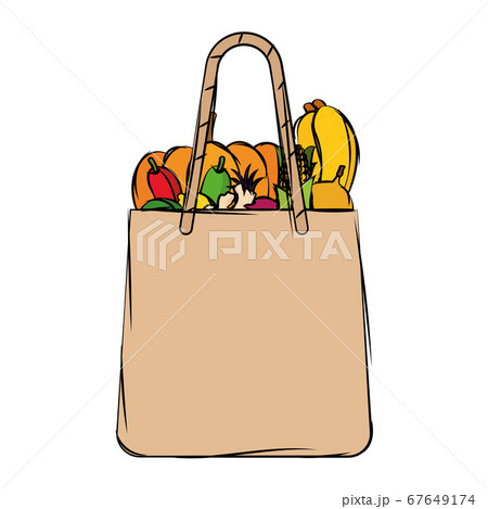 Grocery bag icon 67649174