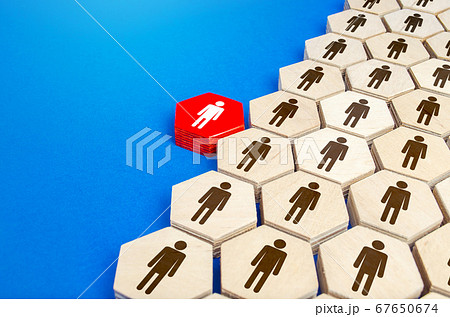 The person adjoins a large group of people. Cooperation collaboration, joint efforts to achieve goal. Invader, order destruction. Ignite the crowd with a new idea. Change society opinion. 67650674