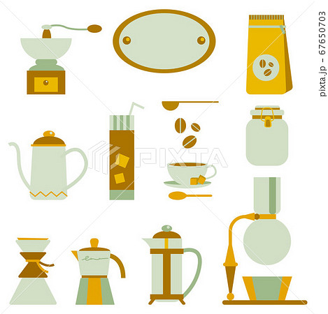 スタイリッシュな珈琲器具セット スタイリッシュな珈琲器具セット 67650703