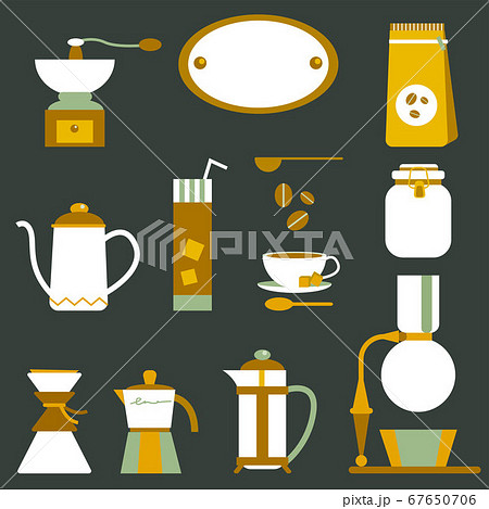 スタイリッシュな珈琲器具セット スタイリッシュな珈琲器具セット 67650706