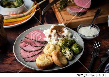 traditional british roast beef sunday lunch traditional british roast beef sunday lunch 67651017