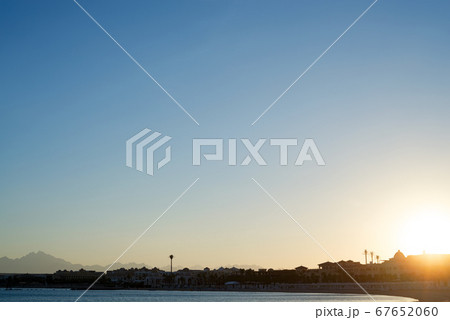 Beautiful sunset or sunrise on a seacoast. Beautiful sunset or sunrise on a seacoast. 67652060