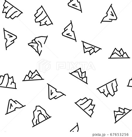 Ridge Different Form Vector Seamless Pattern 67653256