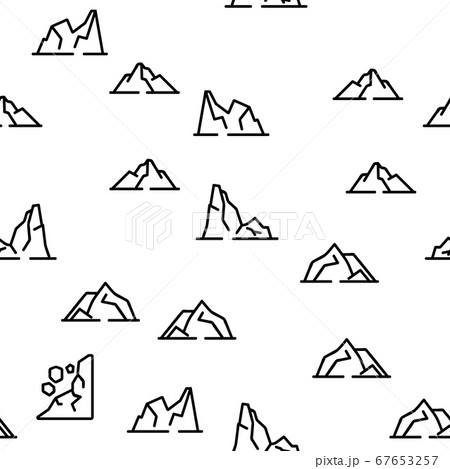 Ridge Different Form Vector Seamless Pattern 67653257