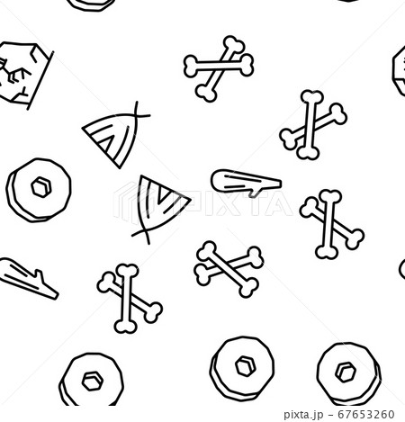 Prehistoric Primitive Vector Seamless Pattern 67653260