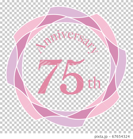 75th anniversary mark 75th anniversary mark 67654324