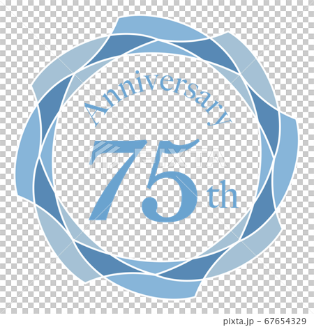 75th Anniversary Mark - Stock Illustration [67654329] - PIXTA