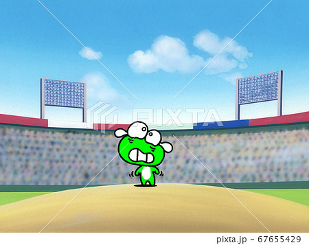 負け投手カエル 負け投手カエル 67655429
