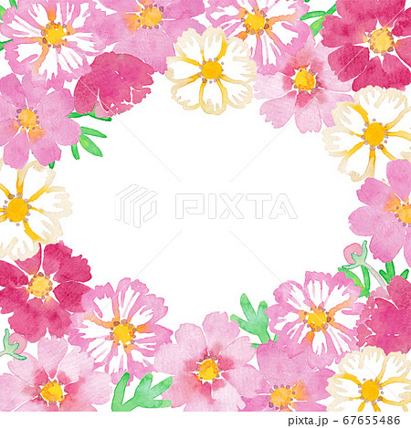 手描きイラスト オリジナル B5サイズ 創作 原画 春 桜 ピンク 花