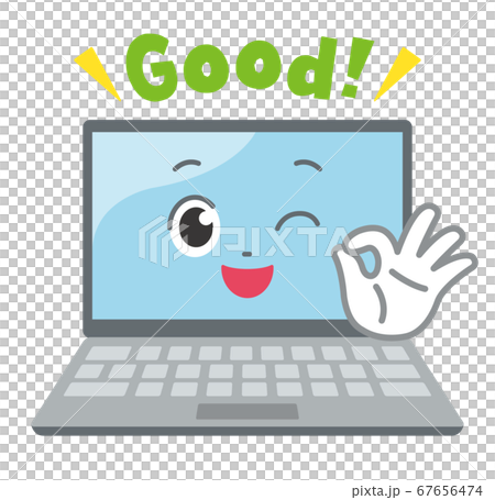 Laptop computer facial expression Laptop computer facial expression 67656474