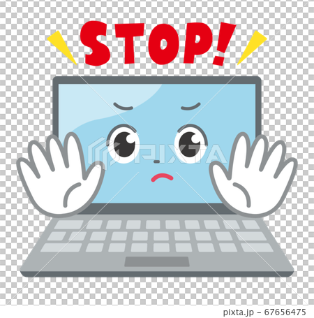 Laptop computer facial expression 67656475